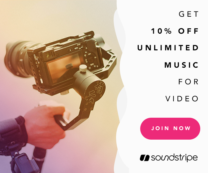 Enter BETHEDROP in checkout for 10% off unlimited music for your next project